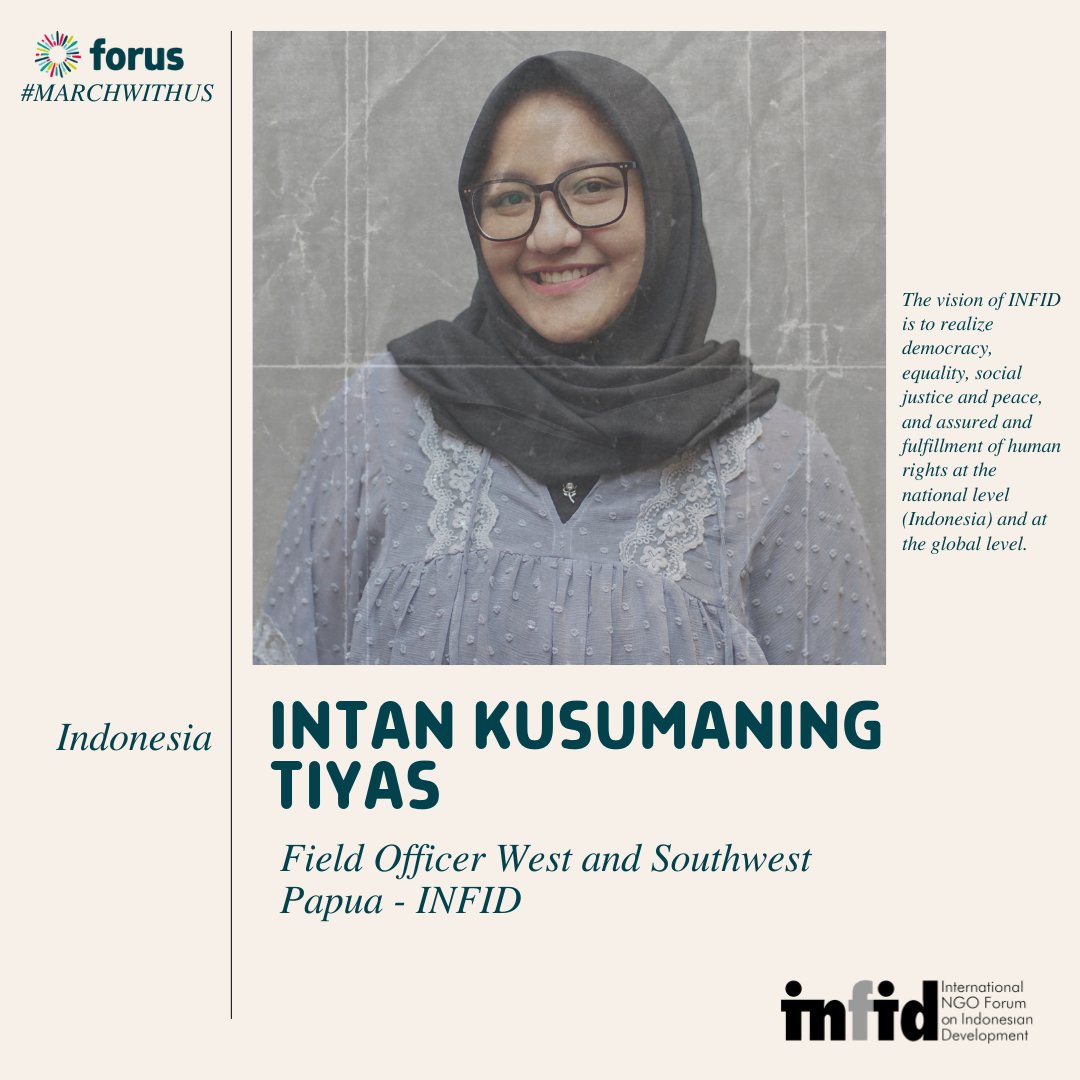 [EN]🎤𝐖𝐨𝐦𝐞𝐧 𝐚𝐫𝐞 𝐢𝐦𝐩𝐨𝐫𝐭𝐚𝐧𝐭 𝐢𝐧 𝐚𝐥𝐥 𝐬𝐩𝐡𝐞𝐫𝐞𝐬 Today’s guest is Intan Kusuma from @infid_ID , a #Forus member. With her, we will talk about women's rights in Indonesia, with a focus on GBV & the role of women in the political sphere soundcloud.com/user-975127425…