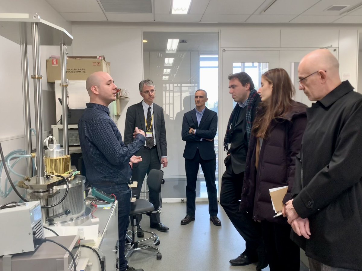 On March 22nd, the Office for Science and Technology had the opportunity to visit the first international chemistry laboratory created in #Japan, the Laboratory for INnovative Key Materials and Structures (LINK)! Many thanks to all participants for their warm hospitality 🇫🇷🇯🇵