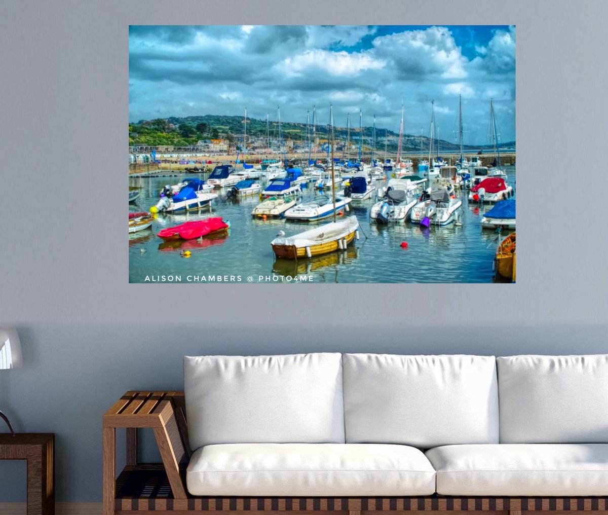 Lyme Regis Harbour©️. Available from; shop.photo4me.com/1318427 & alisonchambers2.redbubble.com & 2-alison-chambers.pixels.com #lymeregis #lymeregisdorset #lymeregisharbour #thecobblymeregis #dorsetcoast #dorset #ukwallart