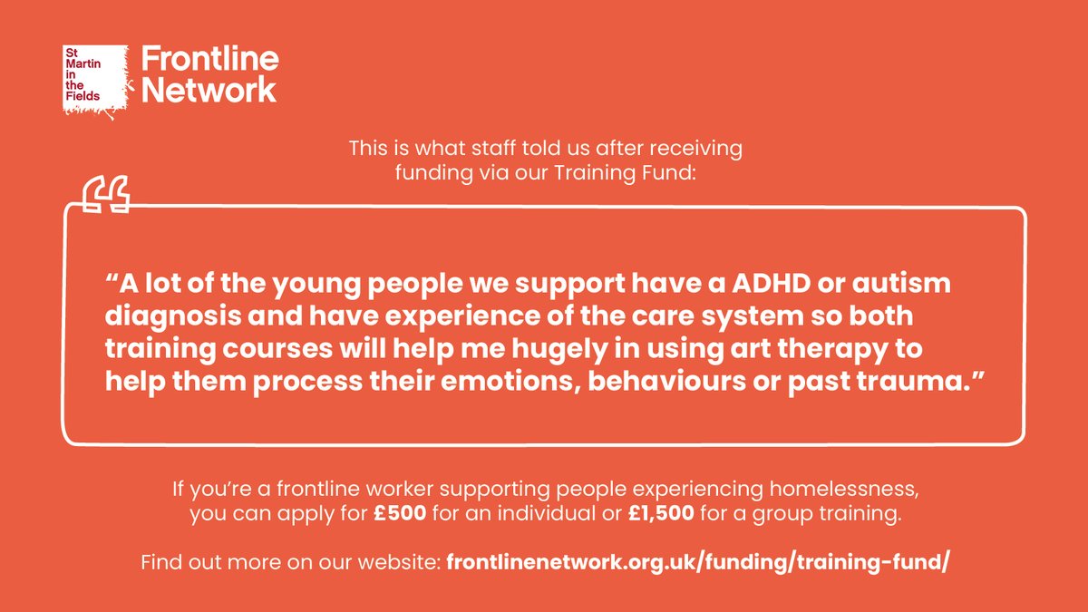 We can fund specialised training that will benefit your clients. If you are a frontline worker in the #homelessness sector, we may be able to help with training costs. Find out more here: lnkd.in/d6YhFA5B