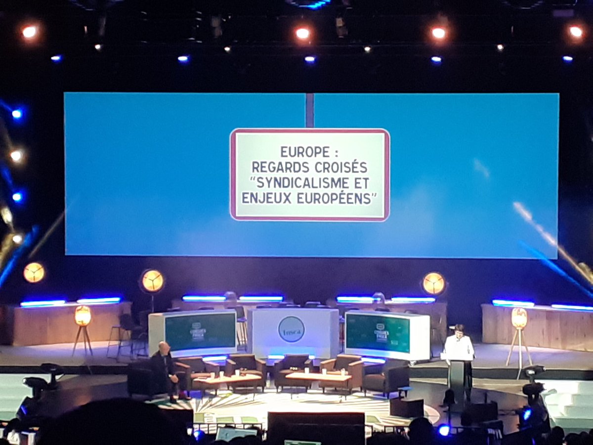 #CongrèsFNSEA Ouverture de la troisième et dernière journée, par une table ronde sur la thématique de l'Europe.
#OnMarcheSurLaTete
@FNSEA