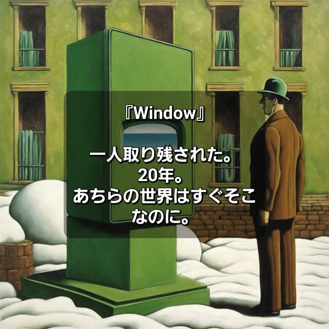 『Window』
#surrealism #シュルレアリスム #シュール #AIart #Dreamstudio
