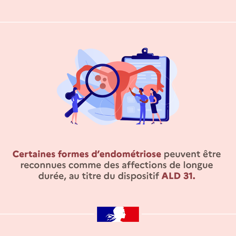 Sante_Gouv's tweet photo. 📅 C'est la journée mondiale de lutte contre l' #endométriose.
Le ministère dévoilera prochainement une campagne de communication autour de cette maladie gynécologique afin de sensibiliser le grand public et mobiliser encore davantage les professionnels de santé ✅