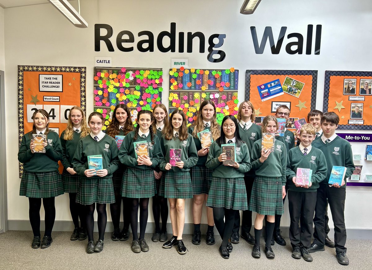 The WMAT Book Award was launched today with our team of Year 9 and 10 students reading the 6 amazing books on our shortlist to decide this year’s overall winner. @LRCWeydon @hf_askwith @louisareid @emily_barr @TheKateDylan @DarbonMel @LindsayLit