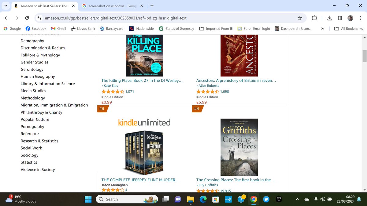 Jeffrey Flint box set @lume_books reaches #3 in Archaeological Mysteries!