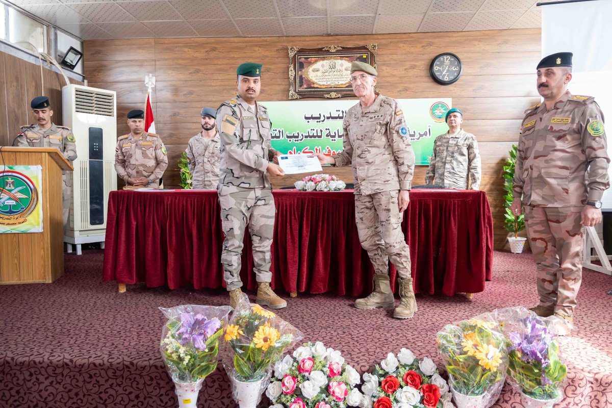 On March 24-27, NMI TDD advisors conducted “Troop Leading Procedures in Urban and Underground Operations Course” at Besmayah Training Center to 🇮🇶instructors and officers to teach the NATO approach to Troop Leading Procedures and Mission Analysis for Urban and Underground Warfare