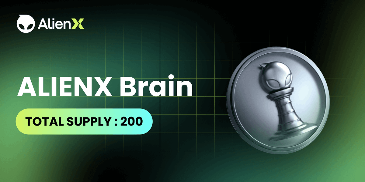 ALIENXchain's tweet image. Thrilled to announce the launch of the ALIENX Brain Program.

👽ALIENX Brain Badge
• Supply: 200
• Mint price: Airdrop

⛓️NFT Privileges
• Identity as the contributor
• Ecosystem tokens Airdrop

FOR WHO?  
KOLs | Contributors

Read more and Apply👇
medium.com/@ALIENXchain/a…