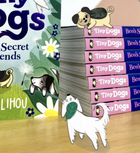 roselihou's tweet image. The Tiny Dogs can’t believe someone has written a book about them! 

Out 18th April with @PuffinBooks