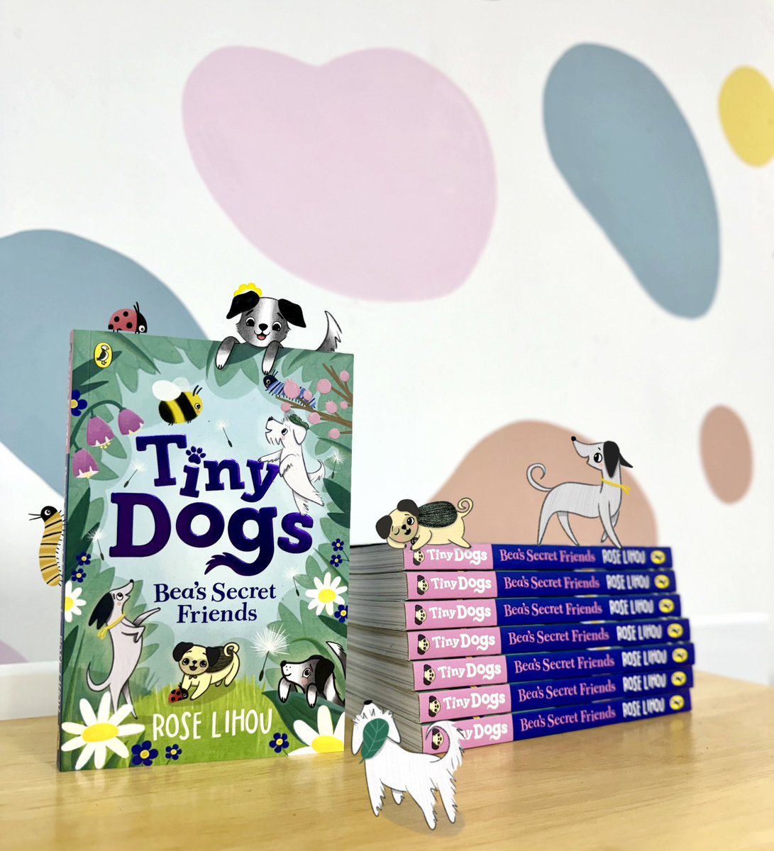 roselihou's tweet image. The Tiny Dogs can’t believe someone has written a book about them! 

Out 18th April with @PuffinBooks