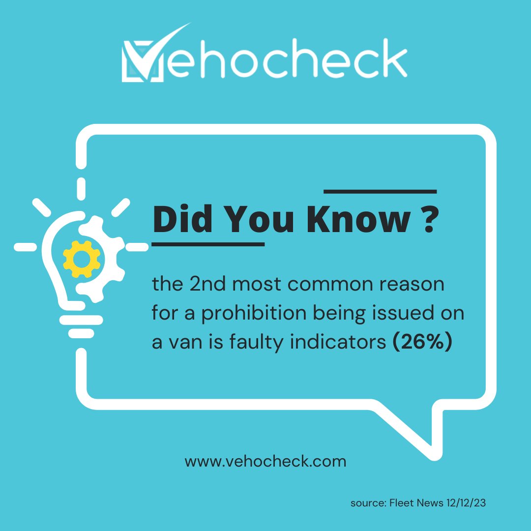 Picture this: You're hit with a van prohibition due to faulty indicators. The consequences? Disrupted business operations and a damaged rep. Don't let this happen to you!

Find out more at ow.ly/nH9l50QsA4j 

#vehiclecompliance #HGV #transportmanager #compliance