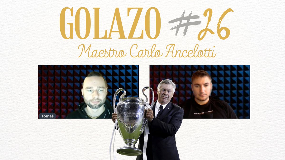 GolazoCZ's tweet photo. Golazo #26 - Maestro Carlo Ancelotti. Jak buduje vztahy s hráči a v čem je Italovo kouzlo?

Spotify: https://t.co/o38AAYzSaX
YouTube: https://t.co/KjX7Ajuodm
Apple: https://t.co/DSOD2LArdm

Jak jen to ten Carlo dělá? Prozradíme 😉😃 https://t.co/jYjoXFcKgu