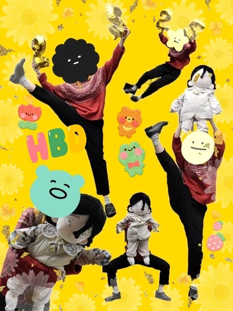 浮かれまろまゆ庭にて大暴れ 