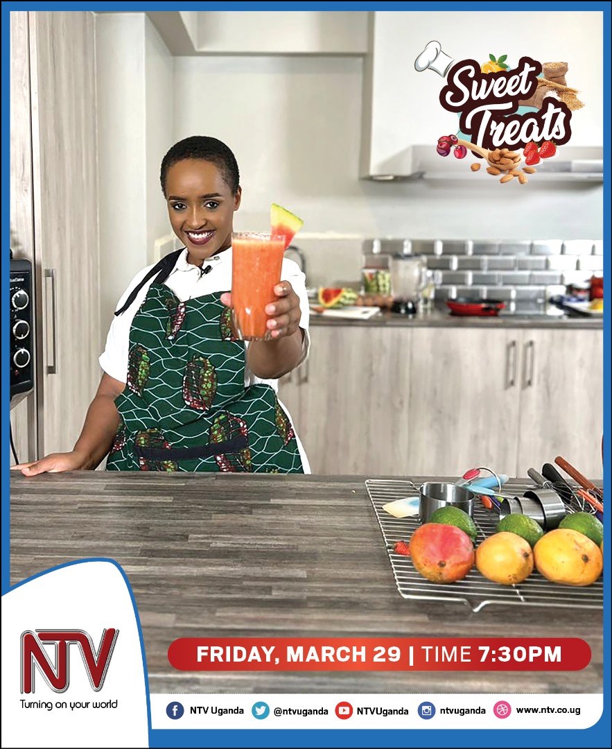 We're inviting you into our kitchen to create delectable treats. Join Faiza every Friday at 7:30 on #NTVSweetTreats, where she'll be whipping up some healthy fruit juice concoctions alongside delicious desserts.