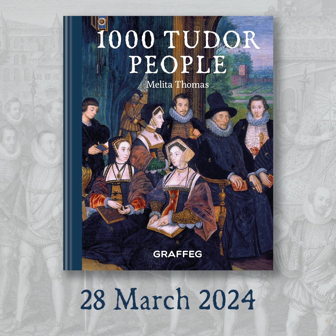 1000 Tudor People is out today! ⁠ Three years of arduous research and meticulous referencing has culminated in the most beautiful and complete reference book of the Tudors.⁠ If you want to impress your friends with your Tudor knowledge, head over to graffeg.com ⁠