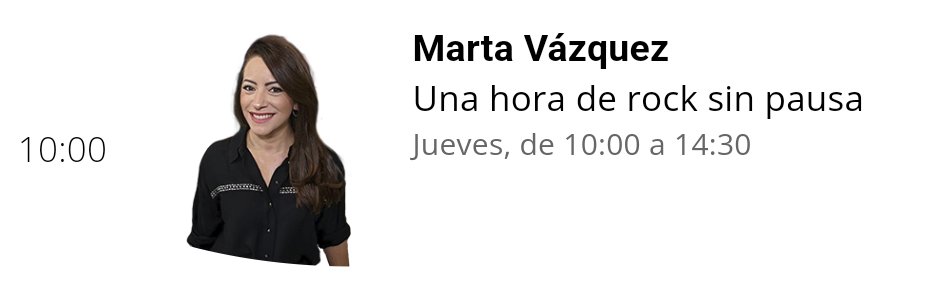JoseDomingoRoca's tweet photo. Un deseo concedido, que actualizaran la foto de @MartaVazquez en @RockFM_ES ,y ha sido para mejor 🙂. Hoy #28marzo día perfecto para arrancar con "Burning Love" 😊 #RockFMerides https://t.co/x3aS6V570d