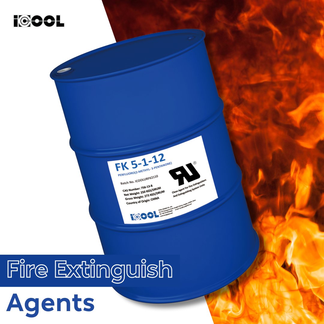 ICOOL_official's tweet image. Effective fire extinguishing agents are crucial in firefighting and rescue operations🧯

ICOOL FK 5-1-12 fire fighting agents, remove heat in a few seconds, leaving no residue🔵

#firesafety #fireprotection #firefightingsystem #firefighting
