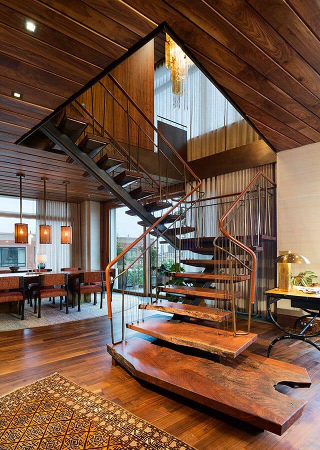 Choose The Best Staircase Design Ideas For Modern Home kreatecube.com/design/other #staircase #staircasedesign #stairdesign #spiralstaircase #woodstairs