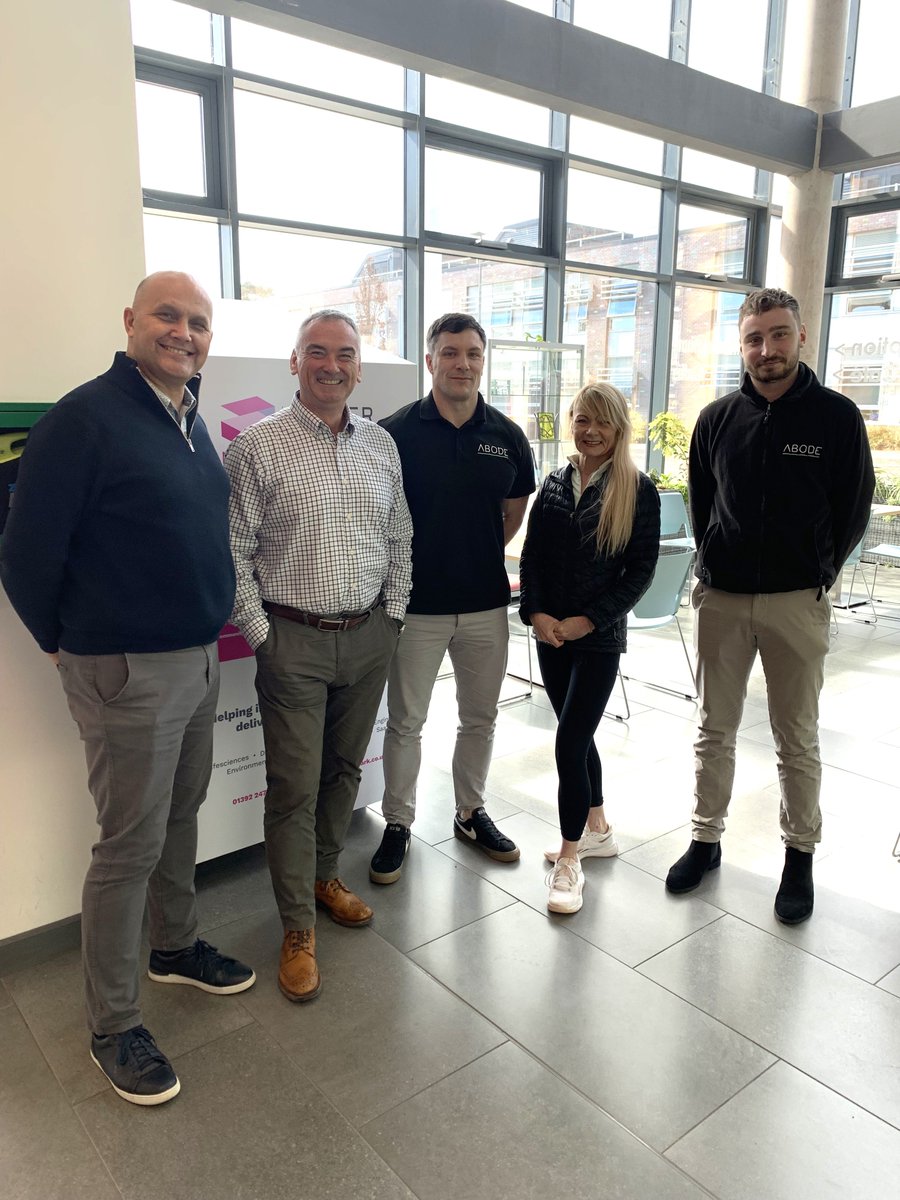 Welcome to the Exeter Science Park community Abode Heat! 🤝 

Abode Heat, which employs nine people, has relocated to the Science Park as it moves into the next phase of its development as a business.

Read more about Abode Heats relocation here: buff.ly/3VDh9mK