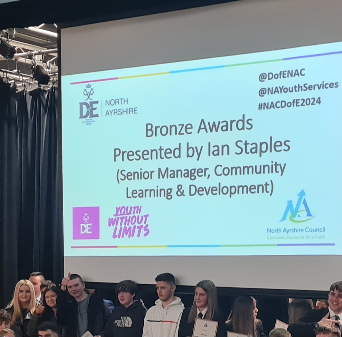 📢📢So proud of our young people last night. Five bronze and three silver awards 👏👏🏅🏅🤩🤩@DofENAC @DofEScotland @NAC_Education @Kilwinning_Acad #Iamdofe #NACDofE2024 #skillsforlife