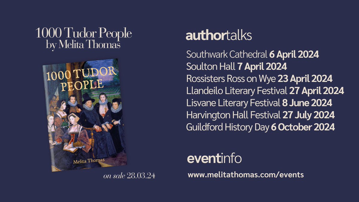 @melitathomas (@melitathomas92) on Twitter photo Today is publication day for #1000TudorPeople Heartfelt thanks to the respected historians who took the time to look at the proof copy <a href="/monarchyconf/">Dr Elena 'Ellie' Woodacre</a> <a href="/NicolaTallis/">Dr Nicola Tallis</a> <a href="/DrLindaPorter1/">Dr Linda Porter</a> <a href="/AlisonWeirBooks/">Alison Weir</a> <a href="/samsonaws/">Alexander Samson</a> & to the wonderful <a href="/TracyBorman/">Tracy Borman OBE</a> for the Foreword. bit.ly/3HZLYtC Today is publication day for #1000TudorPeople Heartfelt thanks to the respected historians who took the time to look at the proof copy <a href="/monarchyconf/">Dr Elena 'Ellie' Woodacre</a> <a href="/NicolaTallis/">Dr Nicola Tallis</a> <a href="/DrLindaPorter1/">Dr Linda Porter</a> <a href="/AlisonWeirBooks/">Alison Weir</a> <a href="/samsonaws/">Alexander Samson</a> & to the wonderful <a href="/TracyBorman/">Tracy Borman OBE</a> for the Foreword. bit.ly/3HZLYtC