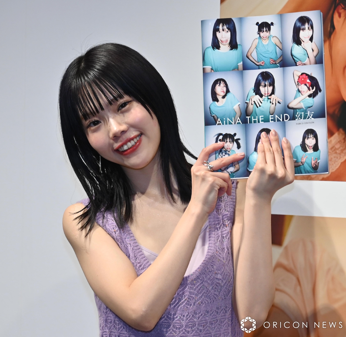 BiSH アイナ・ジ・エンド　チェキ　変顔 アイナ・ジ・エンド、撮影中の大怪我で腫れた顔の写真も展示 自分から