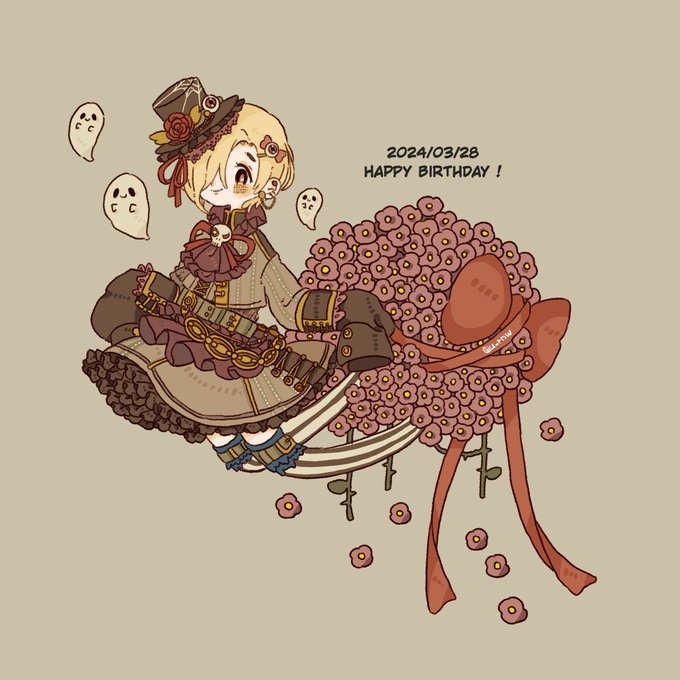 「ghost hat flower」 illustration images(Latest)
