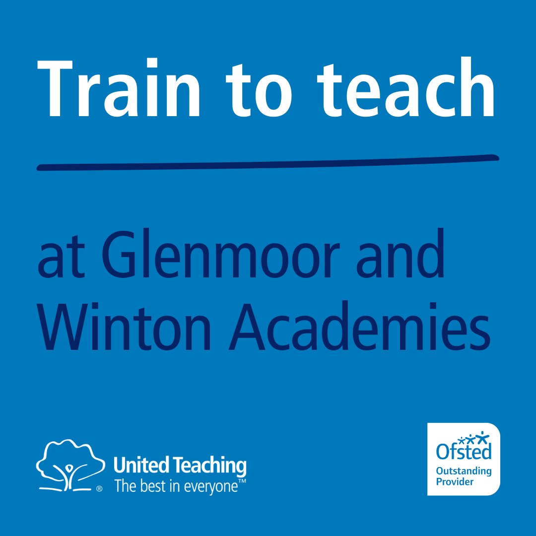 Train to teach with @united_teaching, an Ofsted-rated Outstanding provider! ☑️ Open to both graduates and career changers ☑️ Flexible funding options ☑️ Teach from day one Start your teacher training journey: unitedteaching.org.uk