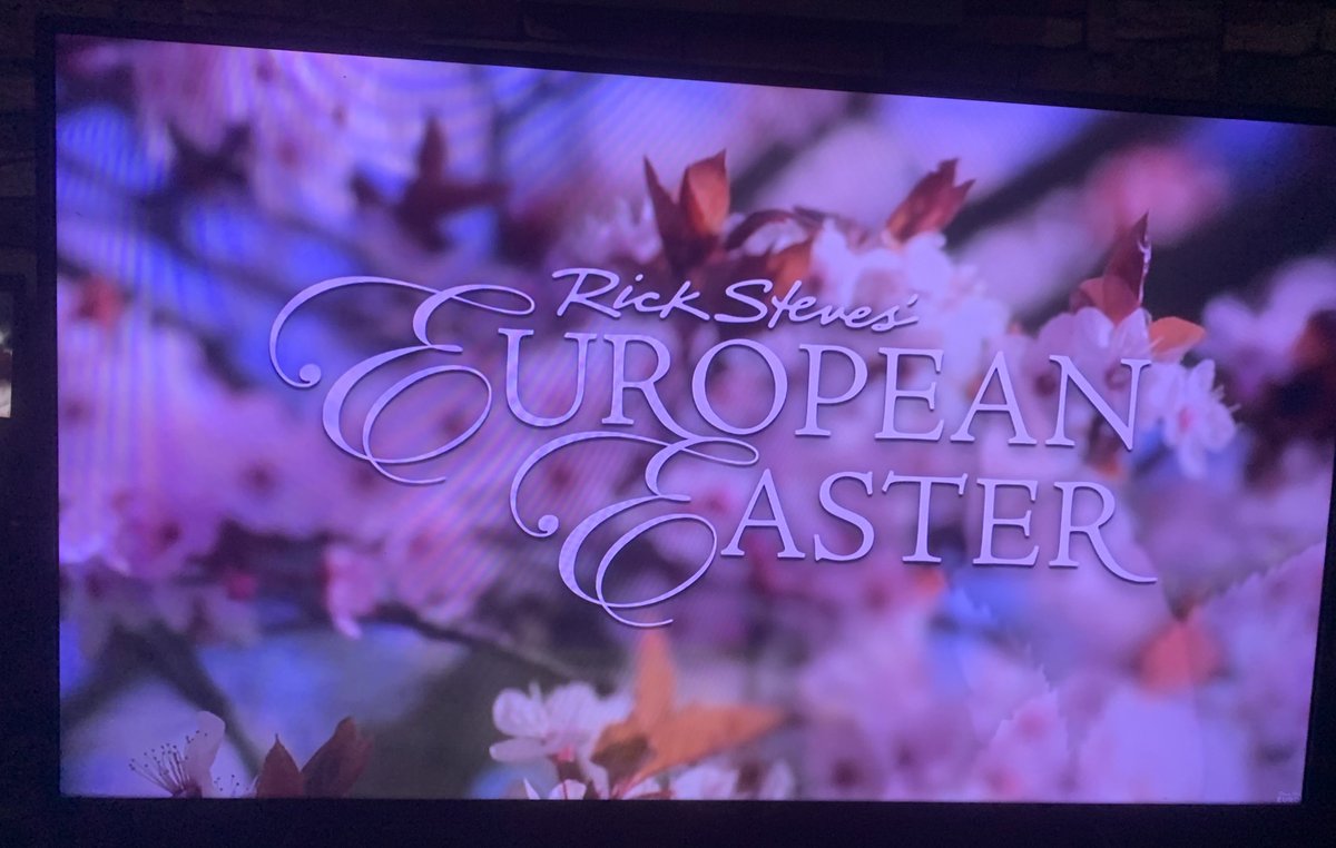 Spending this #MaundyThursday watching @RickSteves European Easter - a Holy Week tradition 🙏🏻🌿