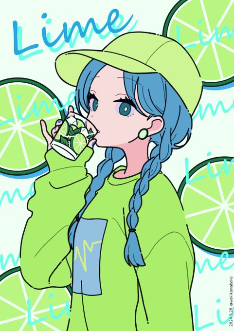 「帽子 レモン」のTwitter画像/イラスト(新着)