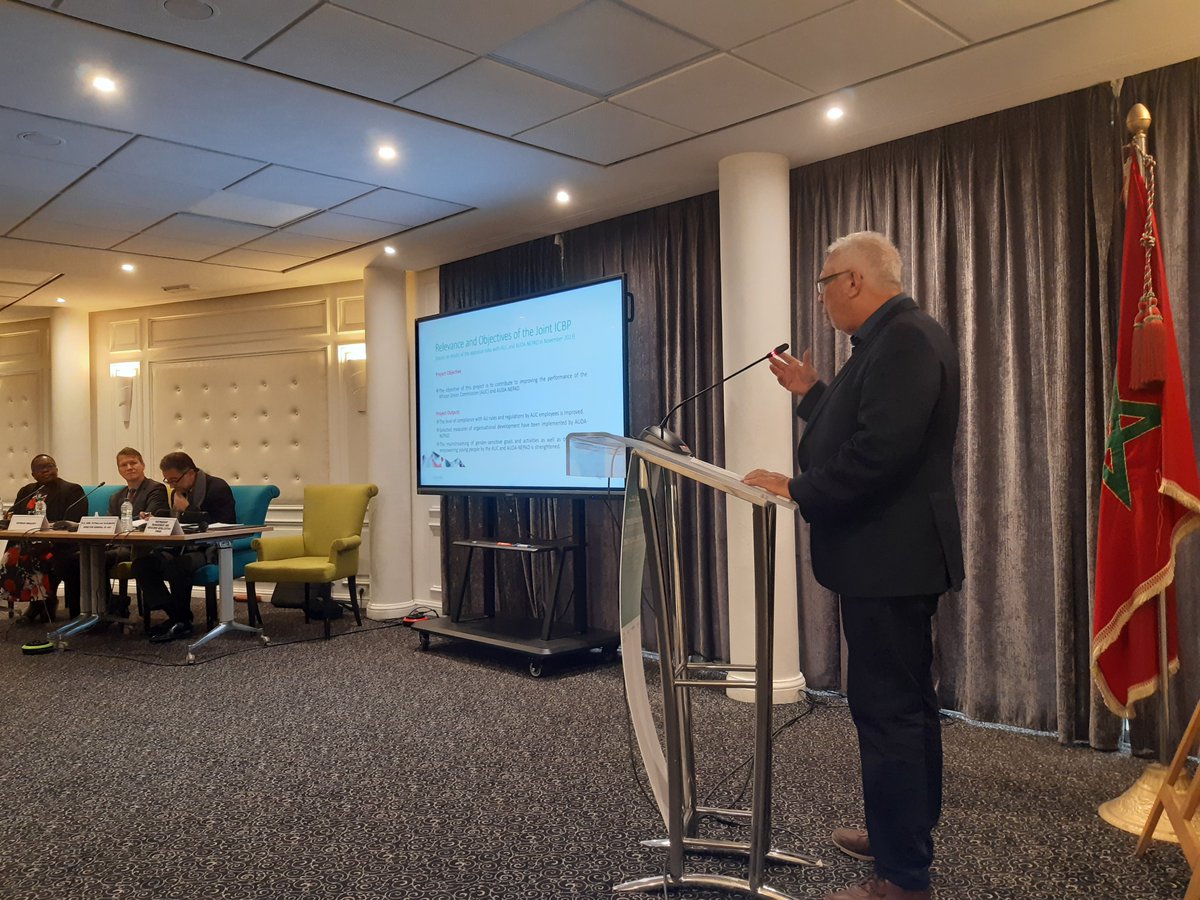 GIZAfricanUnion's tweet photo. The GIZ Institutional Capacity Building Programme #ICBP concluded its workshop in Rabat 🇲🇦.
🔟@_AfricanUnion Commission departments & @NEPAD_Agency collaborated on a 2024-2026 work plan aligning with #Agenda2063, focusing on monitoring & reporting. Joint implementation ahead! https://t.co/HxeDlAPwY1