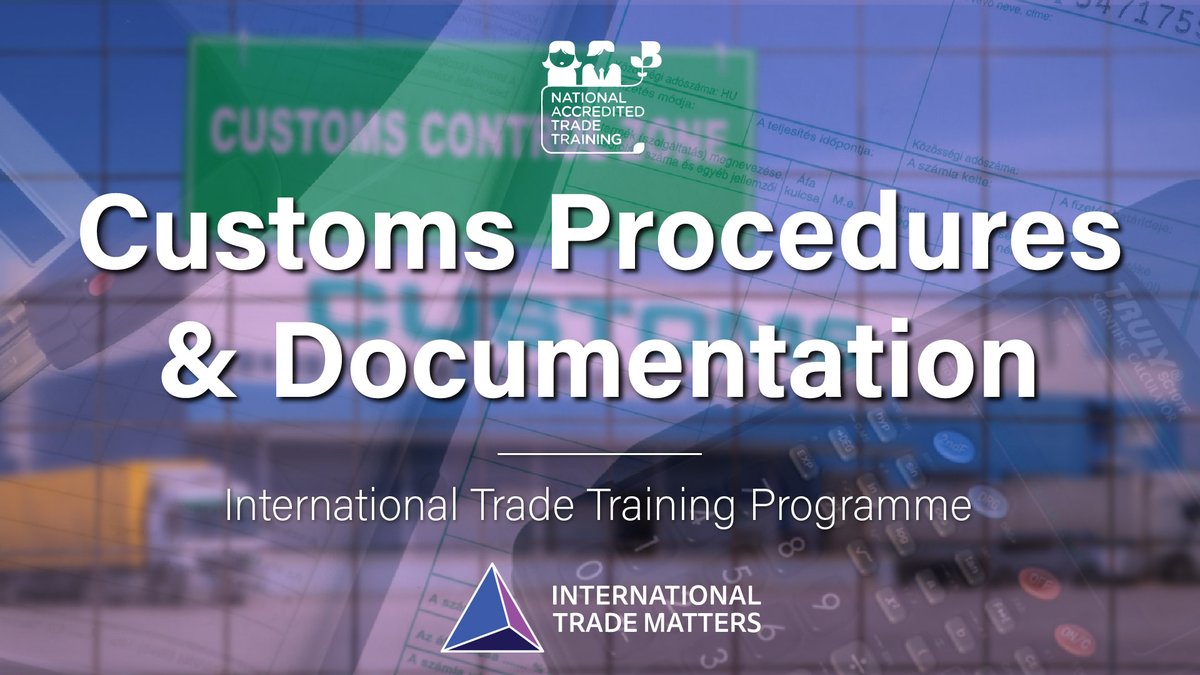 Could you do with a bit more of an understanding of Customs Procedures and Documentation? If so, why not join Mike Court on our @British Chambers of Commerce training course next Thursday morning: zurl.co/HmJH. It would be great to see you!
