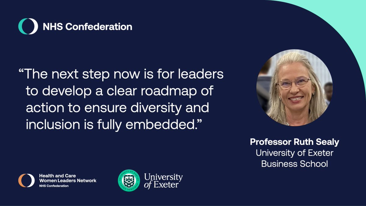 hcwomenleaders's tweet photo. Our latest report, authored by @RuthSealy, set out to establish benchmark data for diversity across health and care services in Wales and Northern Ireland 👇
🧾 Find out more: https://t.co/BV9ocwTVw2
#ActionForEquality https://t.co/m44ay4gG2M