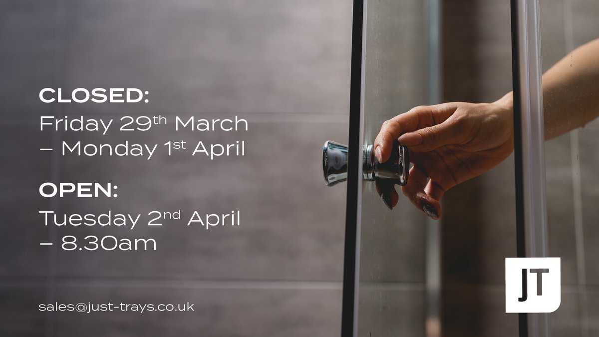 A reminder that our office and factory in Leeds is now closed for the Easter break! We hope you have fun tucking into the delicious Easter treats! #Easter #Plumbers