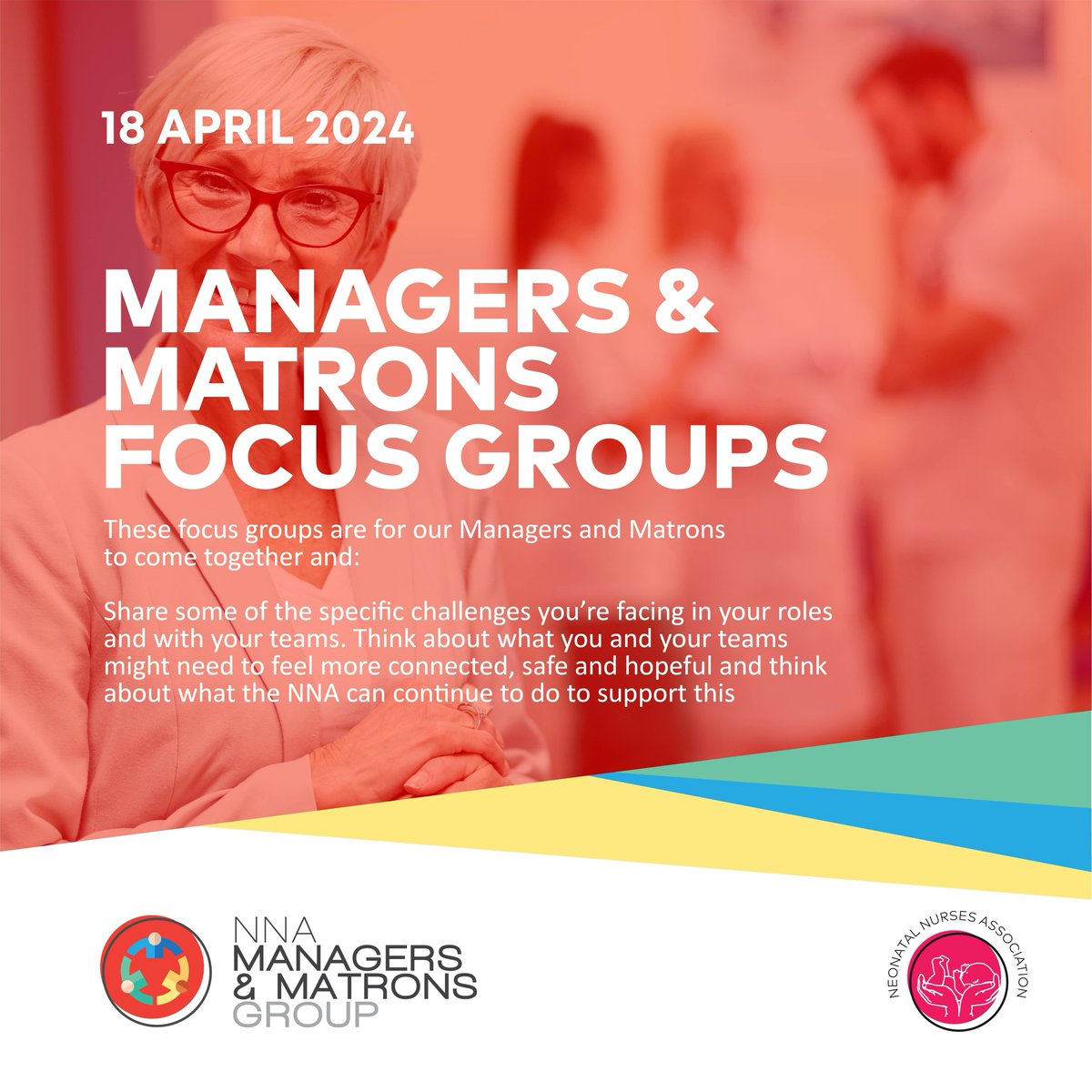 We're delighted to be hosting two online focus groups for managers &amp; matrons on 18th April and 16th May with Consultant Clinical Psychologists who specialise in neonatal care.

18th April 2024:
buff.ly/43AaRGq 

16th May 2024: 
buff.ly/3PJWDgj 

#wellbeing