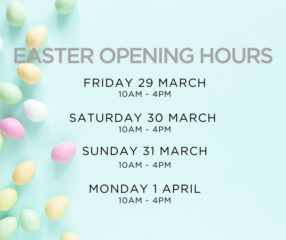 Easter Opening Hours | Oriau Agor yr Pasg Mansion & Gift Shop are open across the weekend from 10am - 4pm @ycwtpotiothepottingshed will be open from 9am - 5pm as usual 🐰 🐰 🐰