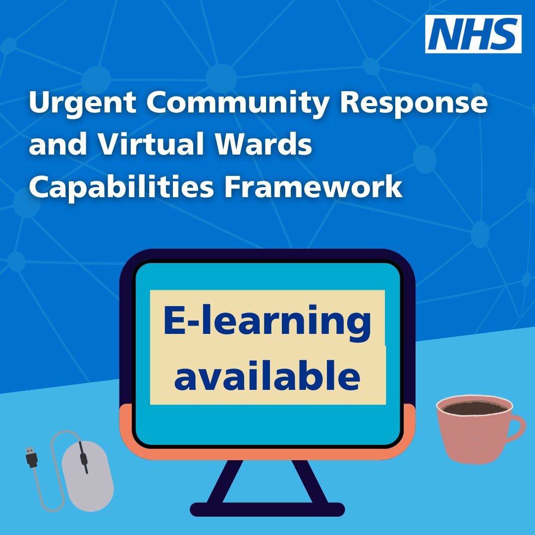 Have you seen the e-learning to support @skillsforhealth #UrgentCommunityResponse and #VirtualWards Capabilities Framework? The e-learning offers related training, best practice and practical examples from across the country. Details: learninghub.nhs.uk/Resource/45255…
