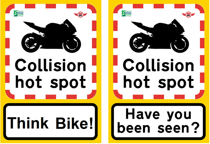 1/3 We're proud to be working with @DorsetRoadSafe to prevent road deaths, by placing collision hot spot signs at key locations where #motorcyclists have been injured in #Dorset. Our road signs ‘Think Bike’ & ‘Have You Been Seen’, have been designed by over 2,400 #bikers!👏…