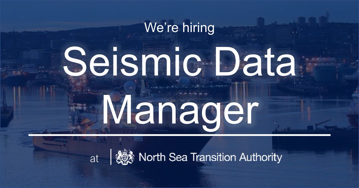 We are seeking a Seismic Data Manager to play a leading role in the devt of seismic data management best practices, which is vital for petroleum operations, and carbon storage. Based in Aberdeen, the role is offered on a hybrid-working basis. Details: tinyurl.com/yt9khy67