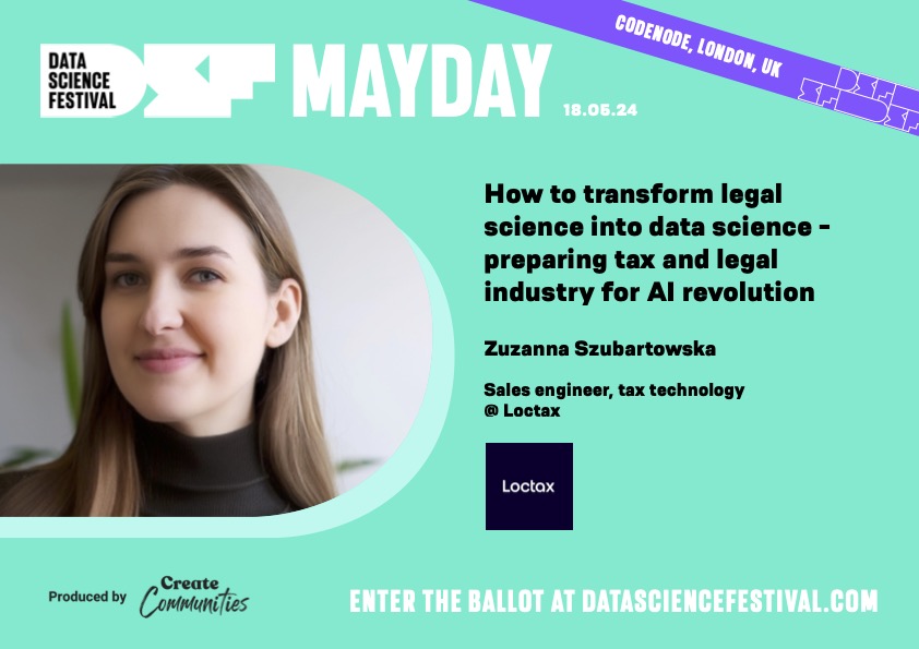 Exciting news! We are bringing you another DSF MayDay speaker announcement 🎉 Zuzanna Szubartowska is our next confirmed speaker in the DSF MayDay lineup. Enter the ticket ballot today for a chance to attend this session and many more ⬇️ bit.ly/3PEH7m0 #DSFmayday