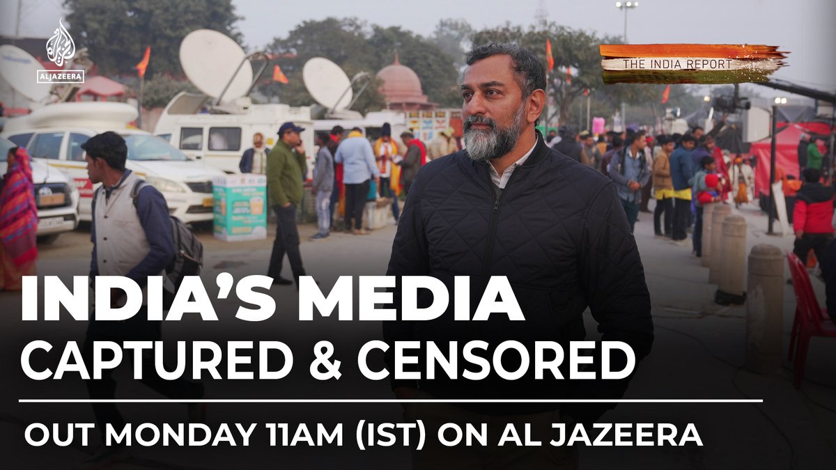 In the latest episode of The India Report, I examine the alarming decline in India's press freedoms -- and its impact on the coming elections. 

Coming up on <a href="/AJEnglish/">Al Jazeera English</a>.