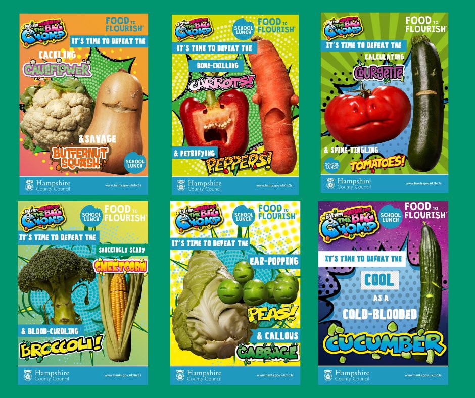 Which veggies have your pupils defeated over the past 6 weeks?  We'd love to hear from you! #EatThemToDefeatThem #TheBigChomp @vegpower @LACA_UK