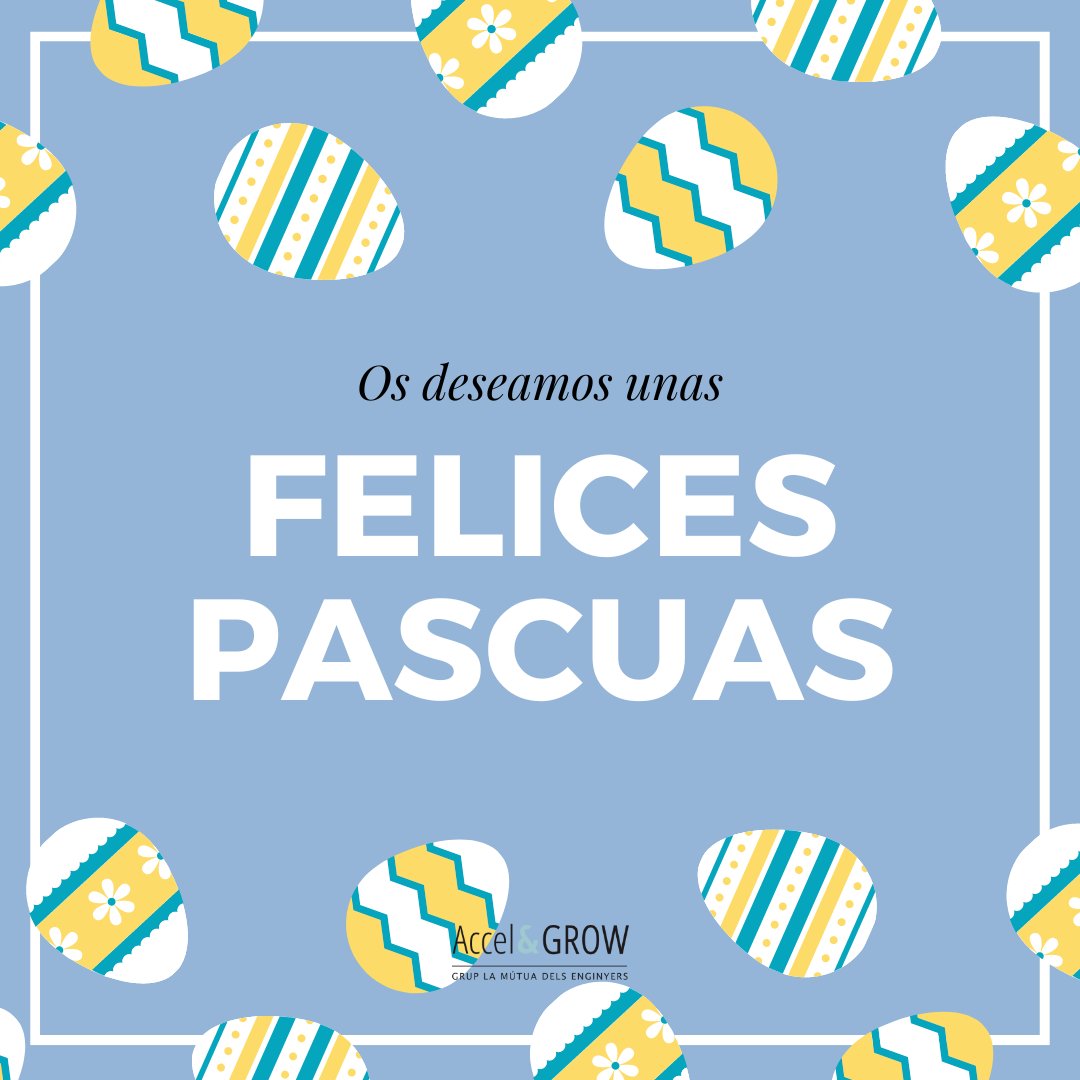 GrowAccel's tweet image. ¡Que tengáis unas felices vacaciones!👏

El martes estamos de vuelta✨

#vacaciones #pascua #semana #santa #accelgrow #startup