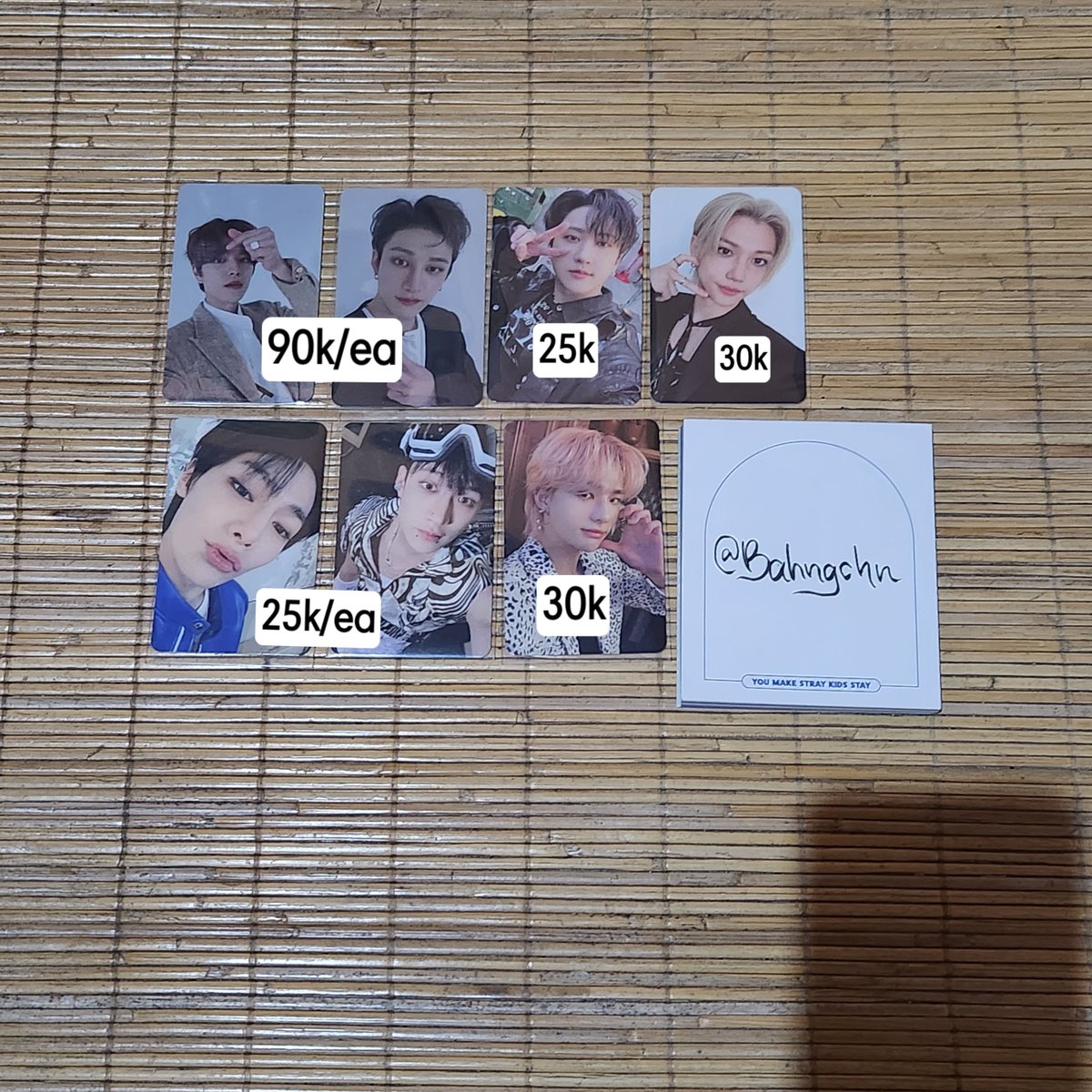 Wts // want to sell // lfb

Various straykids photocards

✨️Price in rupiah
✨️Exclude adm oren (5%)
✨️ Include packing 
📍Kalimantan Selatan, INA

🏷 Wts lfb straykids skz pc 스트레이키즈 포카 양도 maxident oddinary ce mahagrid sg22 5star #ตลาดนัดstraykids #pasarSKZ