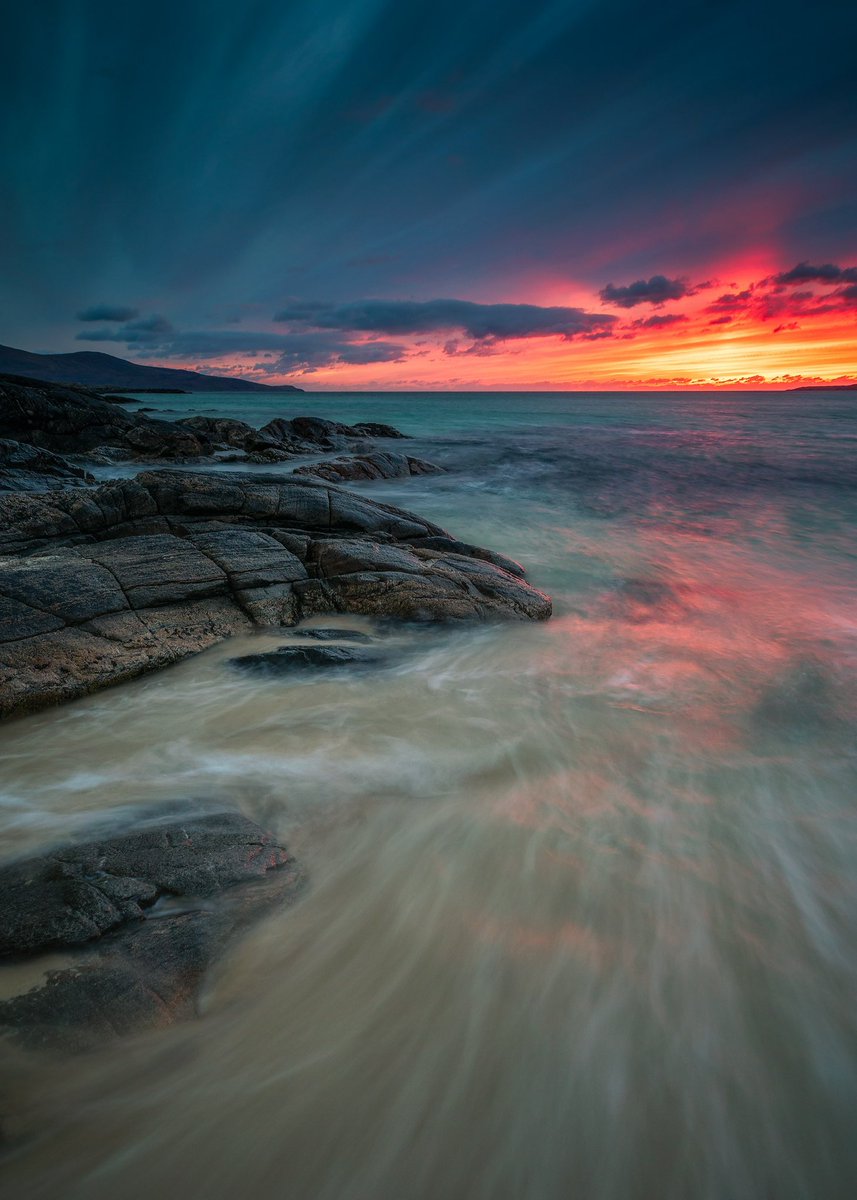 Nisabost sunset. Isle of Harris #scotland