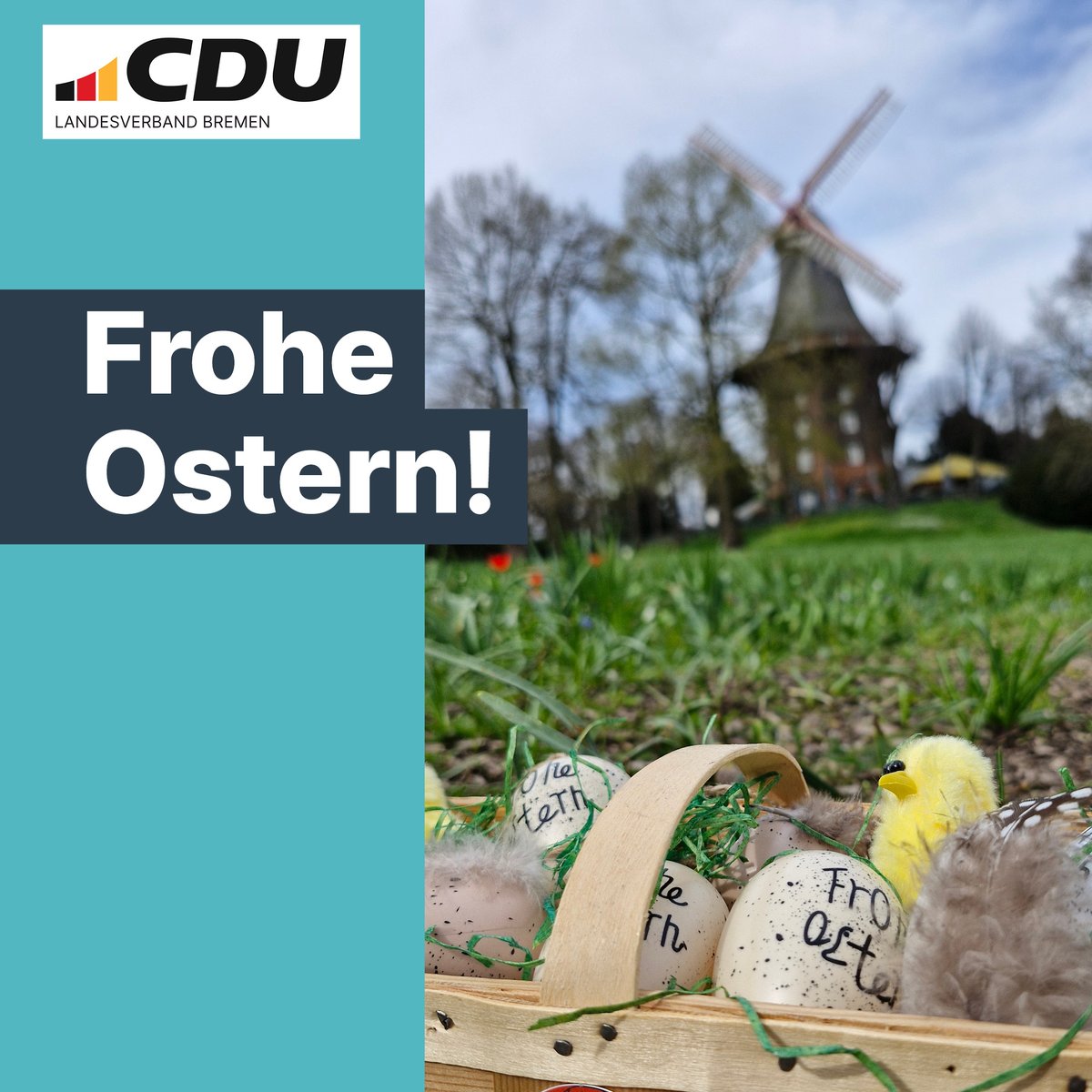 Wir wünschen allen schöne und ruhige Osterfeiertage! Genießt die Zeit - ob allein, mit Freunden oder der Familie 😊 #froheostern #ostern #bremen