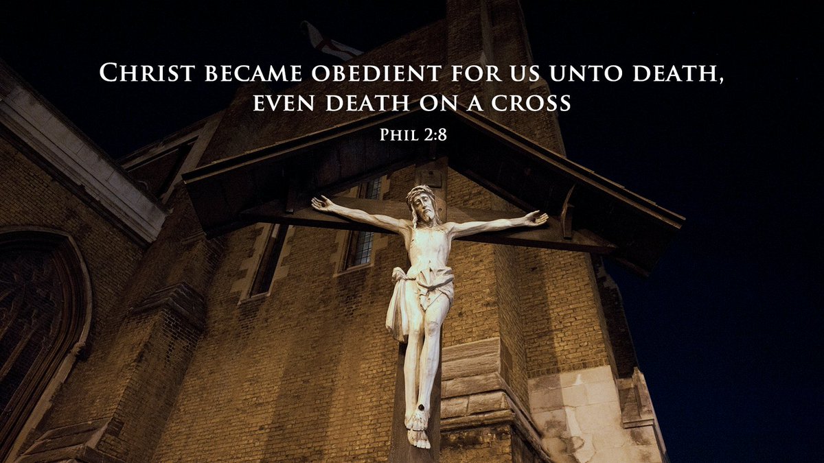 Christ became obedient for us unto death, even death on a cross' Phil 2:8 #HolyWeek #GoodFriday #Easter