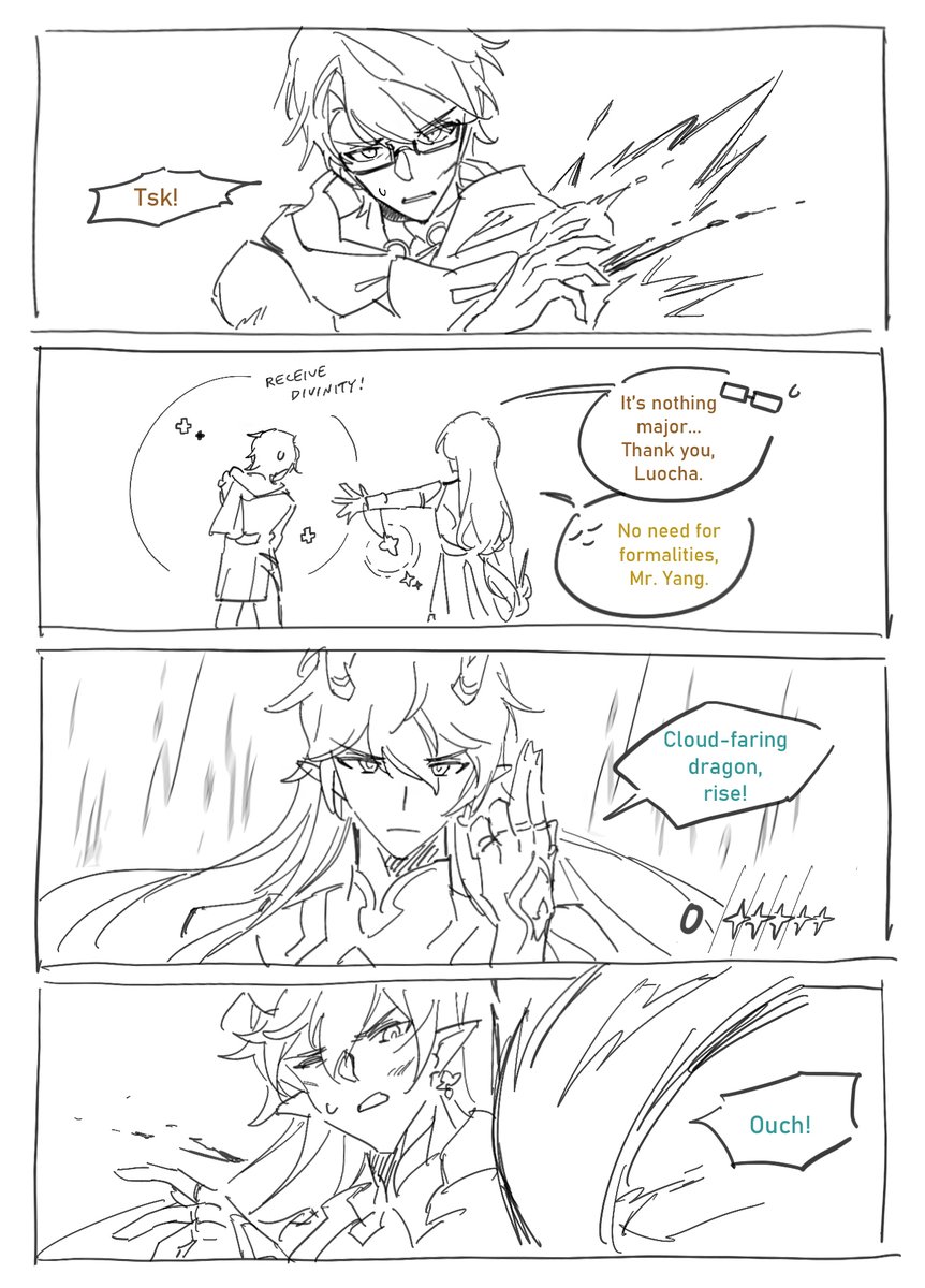 i learnt how luocha's auto-healing works the hard way #HonkaiStarRail 