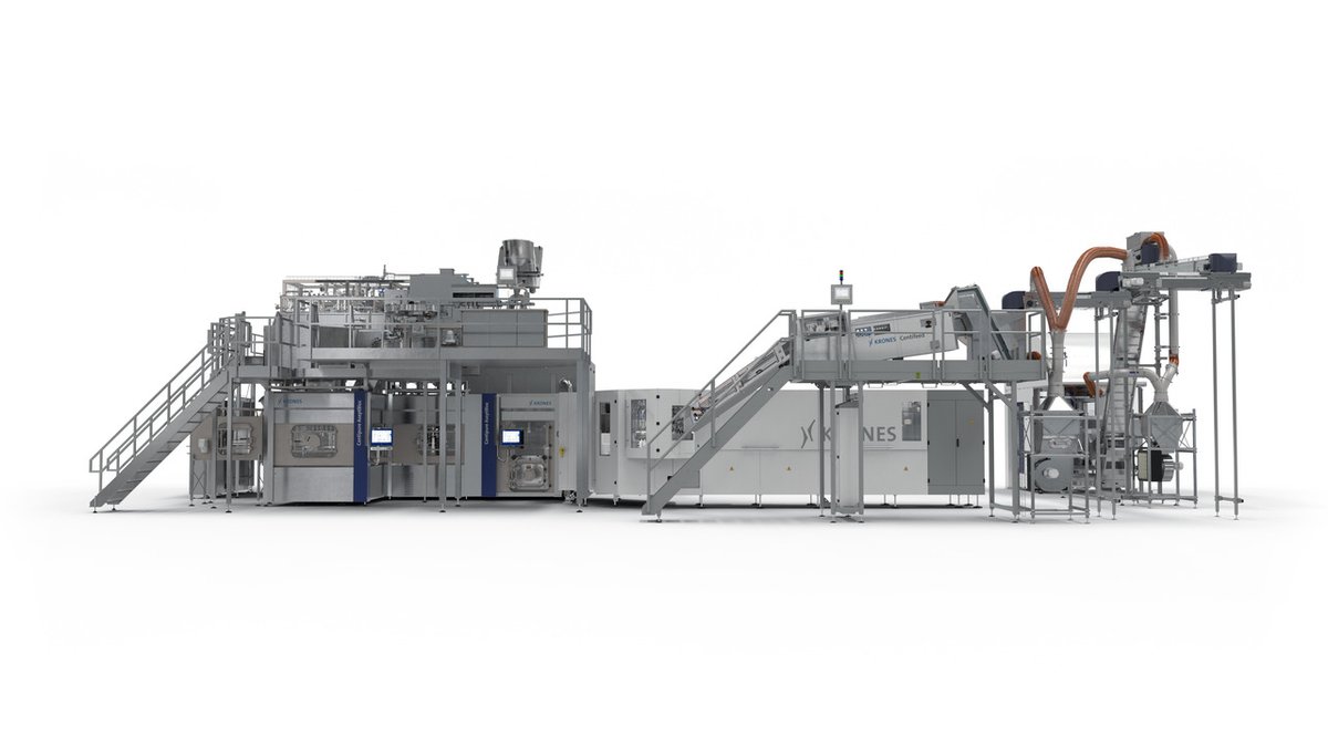 KronesAG's tweet photo. The Krones aseptic system range includes experts in a wide variety of sterilisation methods and products to be filled: one of these is the #Contipure AseptBloc.โ๏ธ
With this machine, every production step is safely integrated into the aseptic processing chain. https://t.co/g6LIYy886x