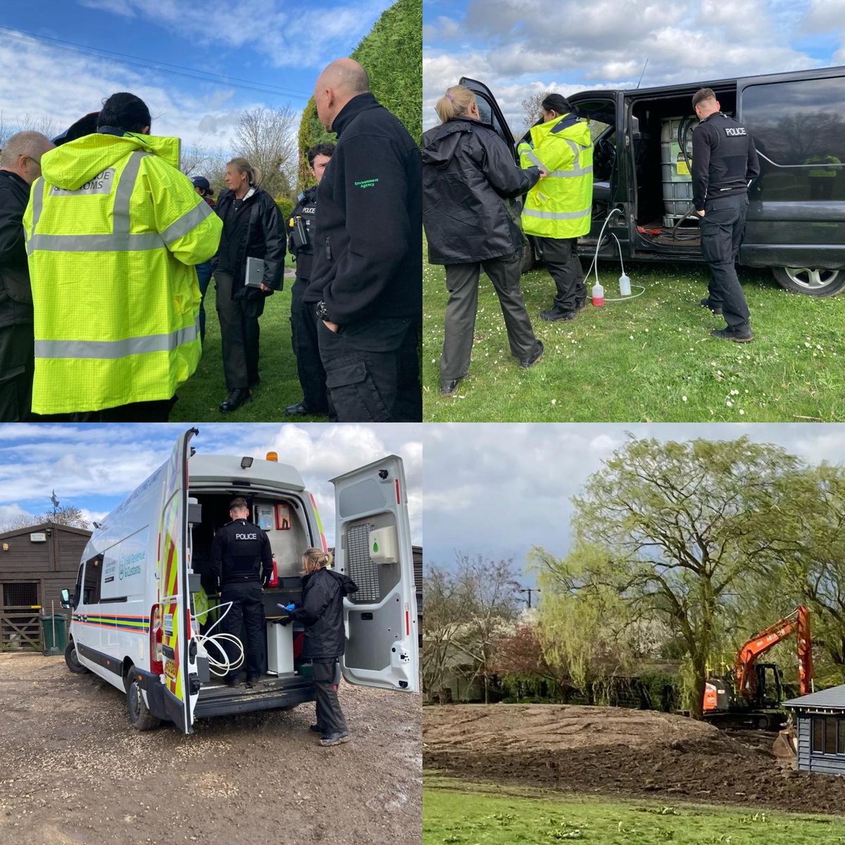 Joint working yesterday in Bucks, alongside @ThamesVP @EnvAgencySE @HMRCgovuk looking at illegal waste and illegal use of red diesel. Vehicles & diesel seized and investigation is ongoing into illegal deposits of waste #waste #WasteCrime #environmentcrime #envirocrime #crime