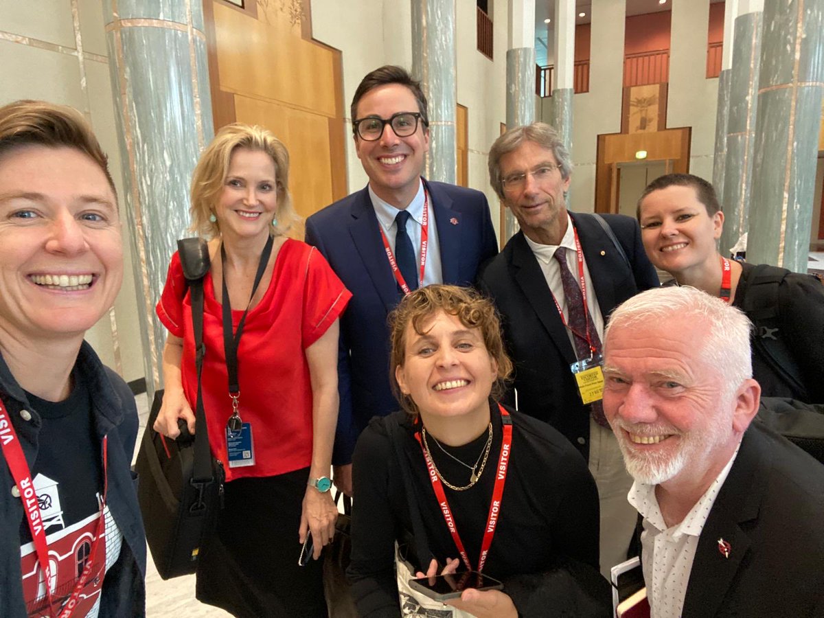 ican_australia's tweet photo. And that’s a wrap! We had a great team from ICAN Australia and ICAN international walking the halls of Parliament this week talking up the #nuclearban 

@nuclearban 
@MelissaParke01 
@TimMilesWright 
@tilmanaruff 
@NukeDaveSweeney 
@achesonray https://t.co/In6eoWEtOo